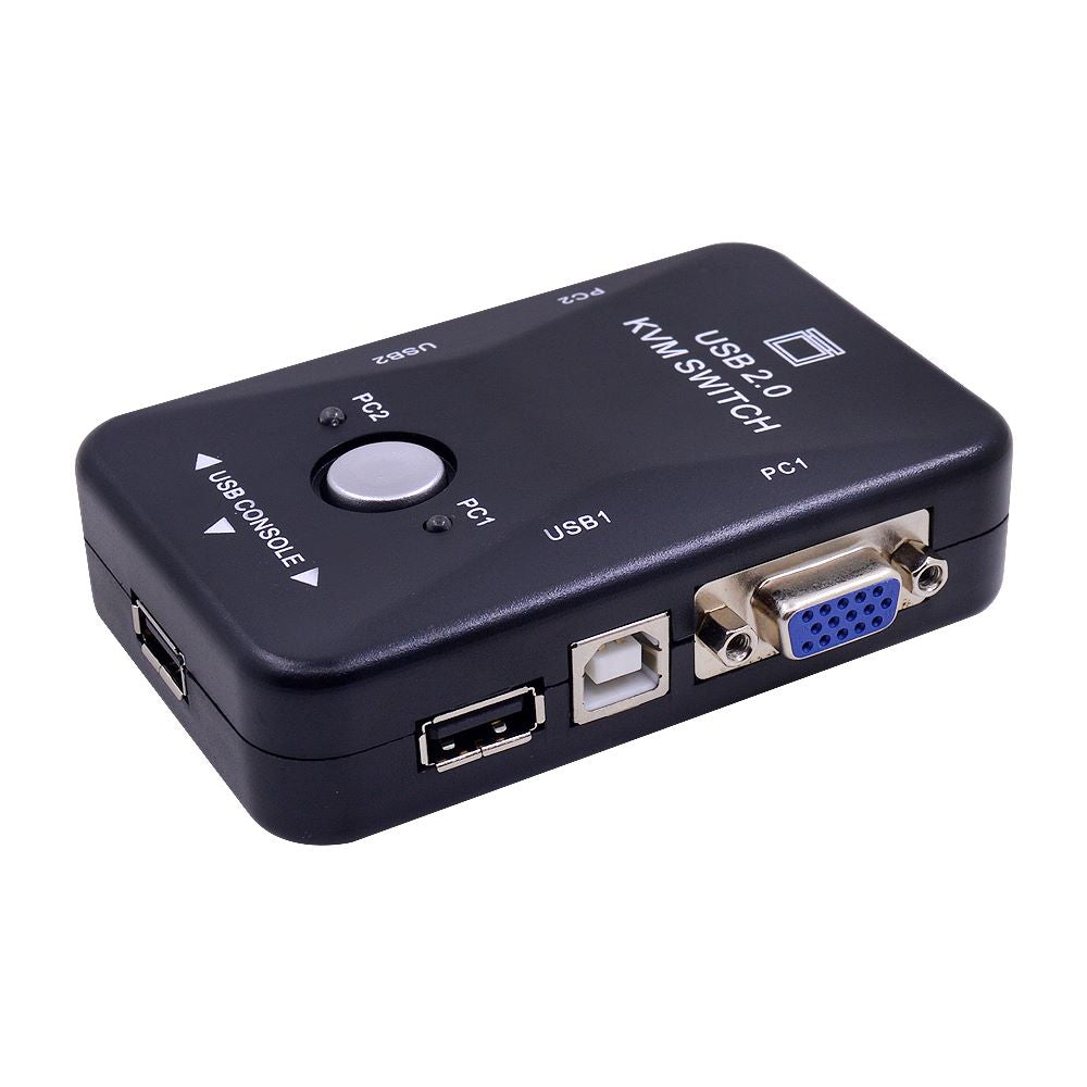 USB 2.0 KVM Switch VGA 2 puertos VGA USB 2.0 impresora 1080P 1920x1440 S1255