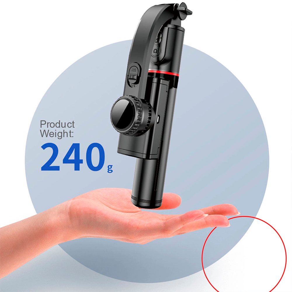 Selfie Stick Trípode Inteligente con Estabilizador AI y Control Bluetooth s2029