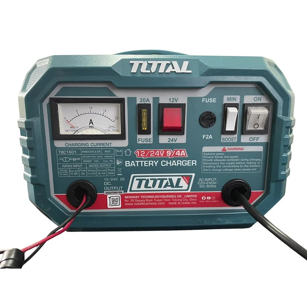 Cargador Portátil de Baterías 12V/24V TOTAL | 20 Amperios Inteligente S1770