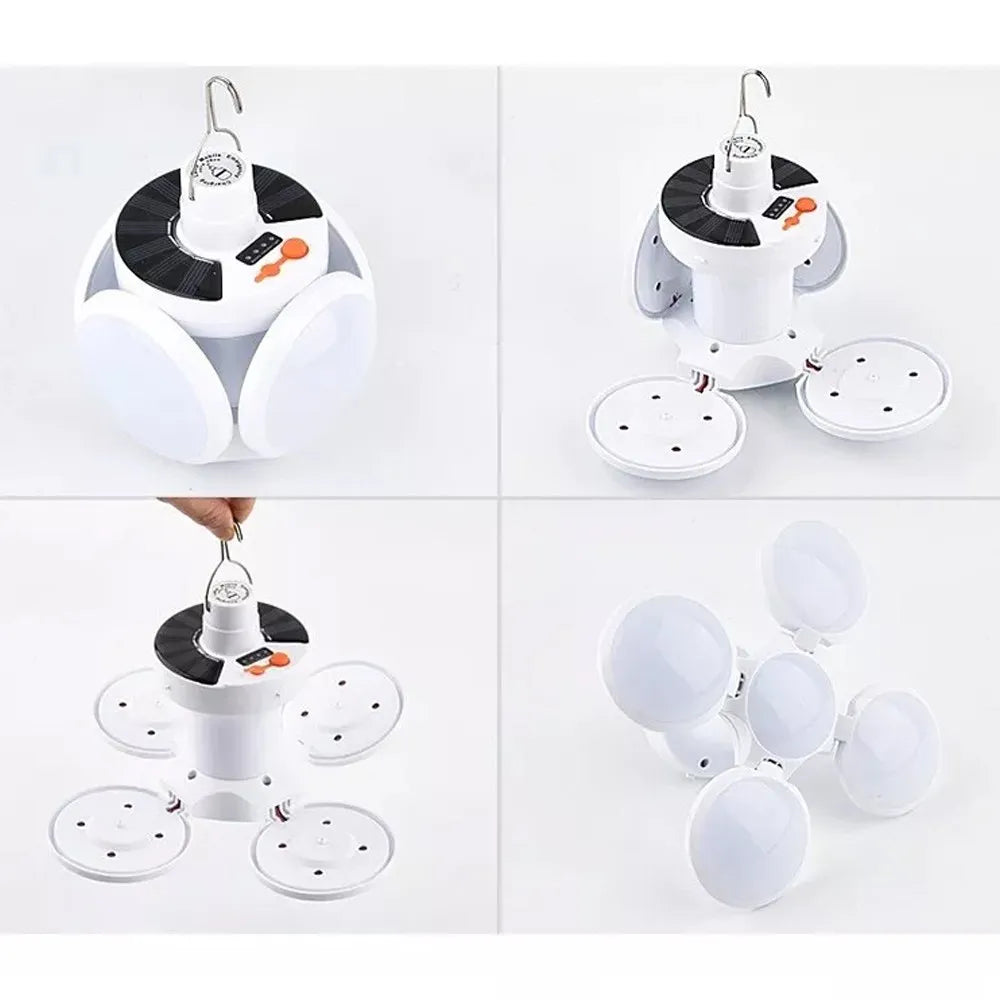Foco Lampara Luz Led Recargable Usb Portátil Exterior Blanco S1779