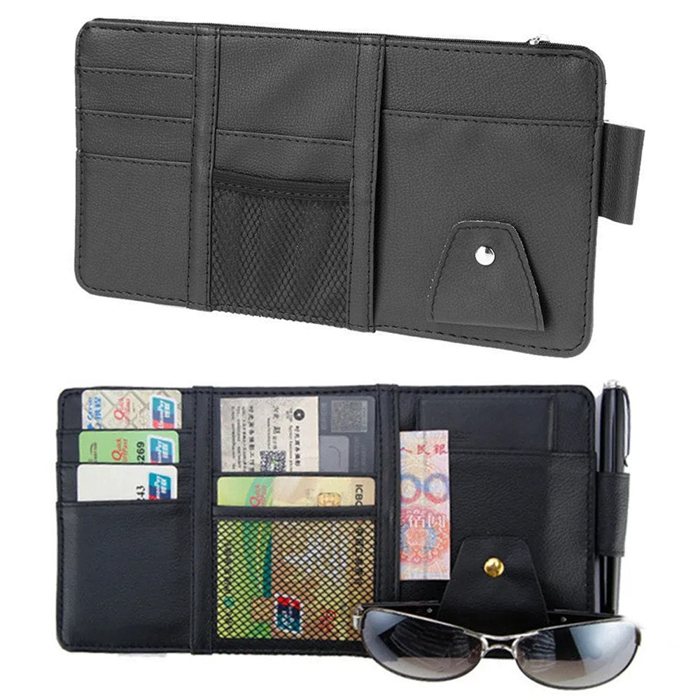 Organizador de Visera para Automóvil | Porta Gafas y Multi-Bolsillos S1529