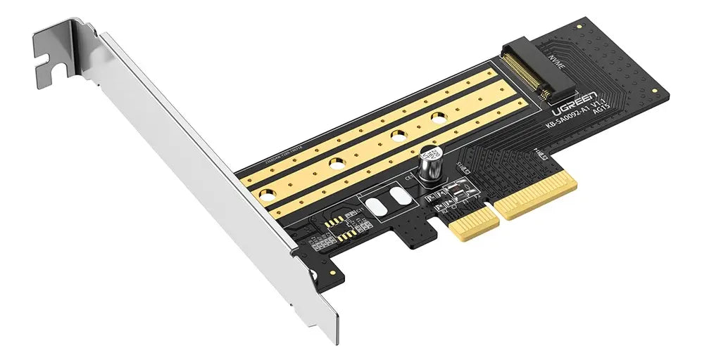 Adaptador Tarjeta PCIe 3.0 x4 a M.2 NVMe SSD UGREEN (32 Gbps) s2104