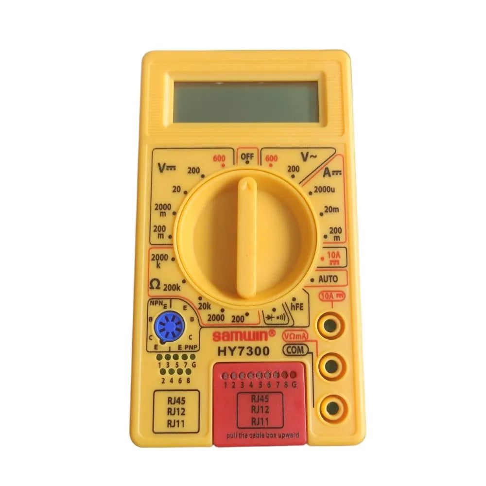 Multimetro Digital de Bolsillo con Lan Tester Probador RJ45 SAMWIN S1478