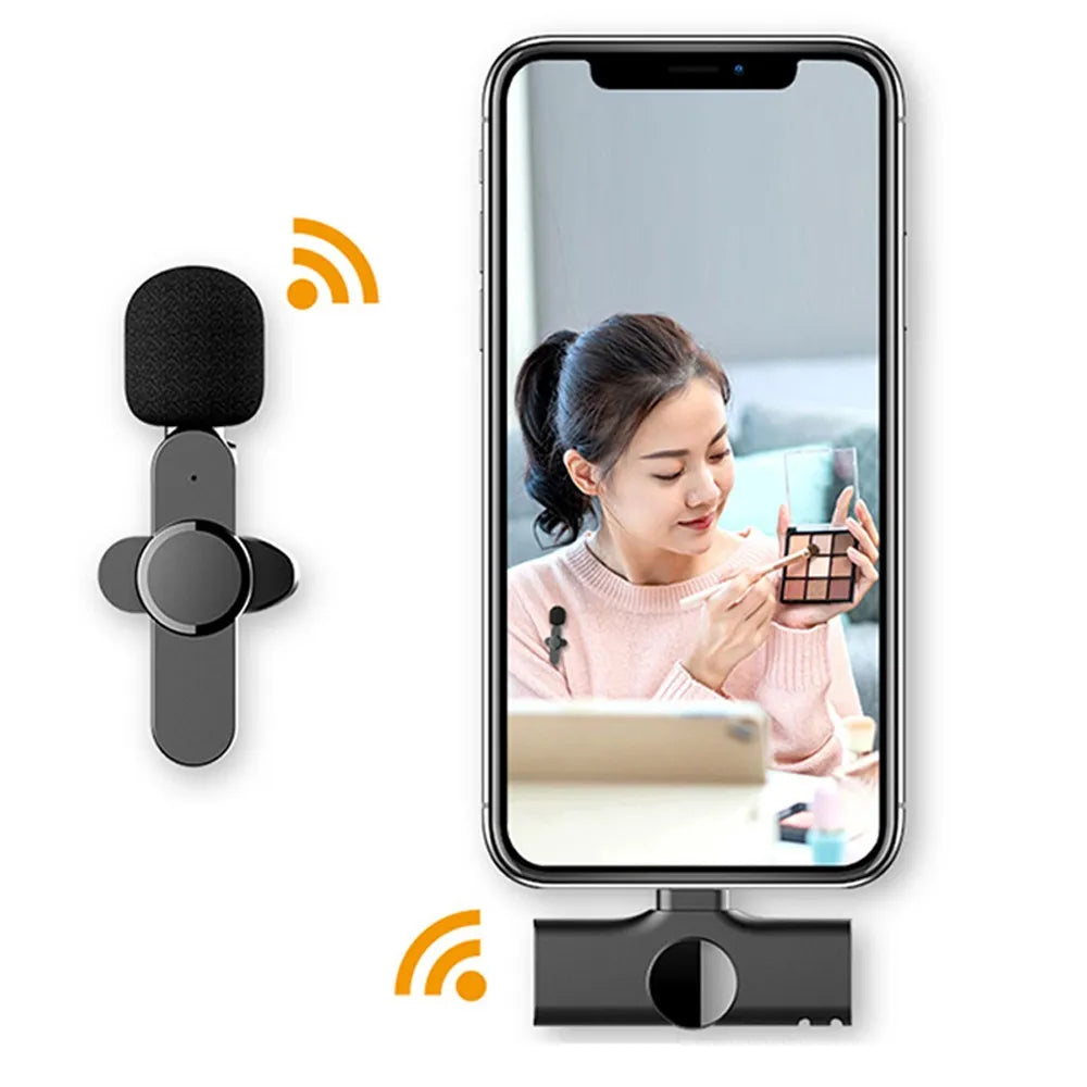 Mini Micrófono Solapa Inalámbrico Recargable Tipo C Android Portatil S0953