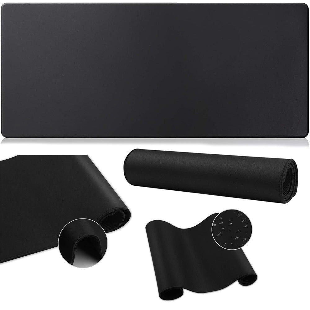 Mouse pad Base Escritorio Extra Large 30x80cm Computador Negro S0649-57