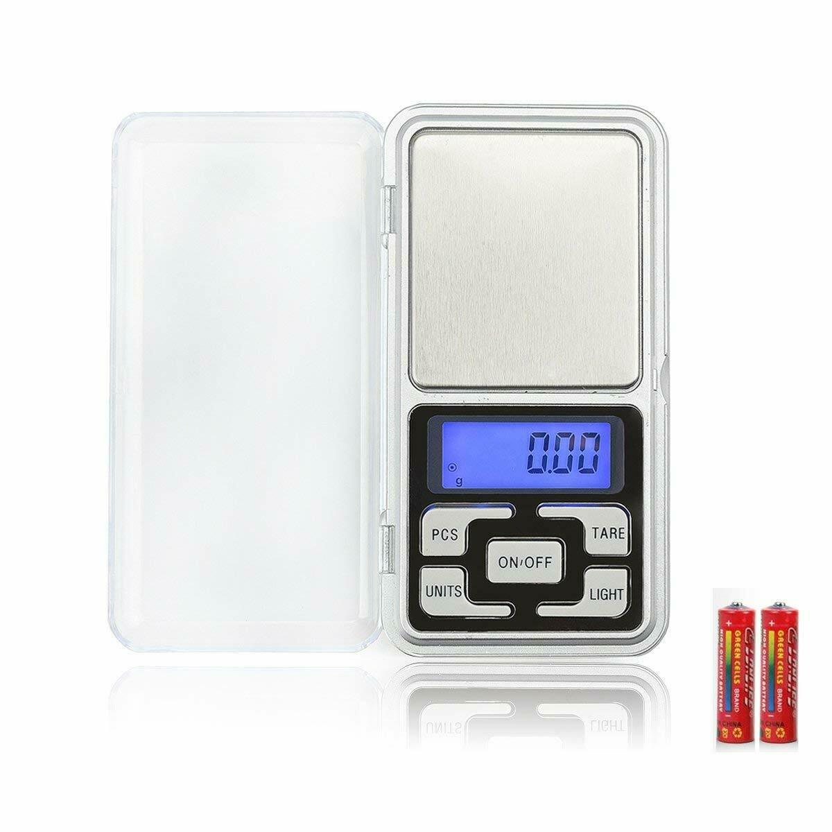 Balanza Gramera Digital de Bolsillo 0.1g a 500g | Joyería y Alta Precisión S0154