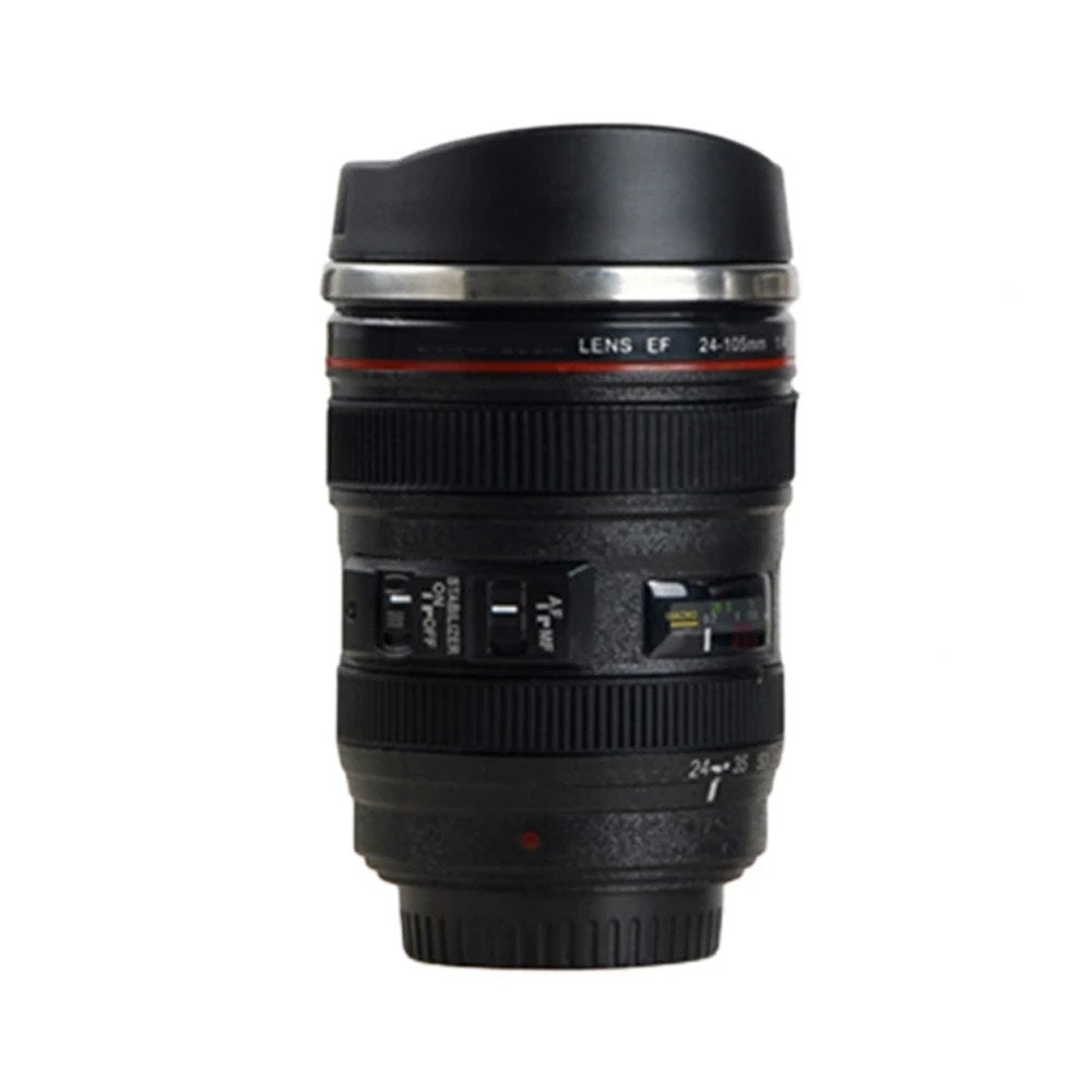Taza Termica Lente Fotografico Tomatodo Mug Camara Cafe Te Negro S1625
