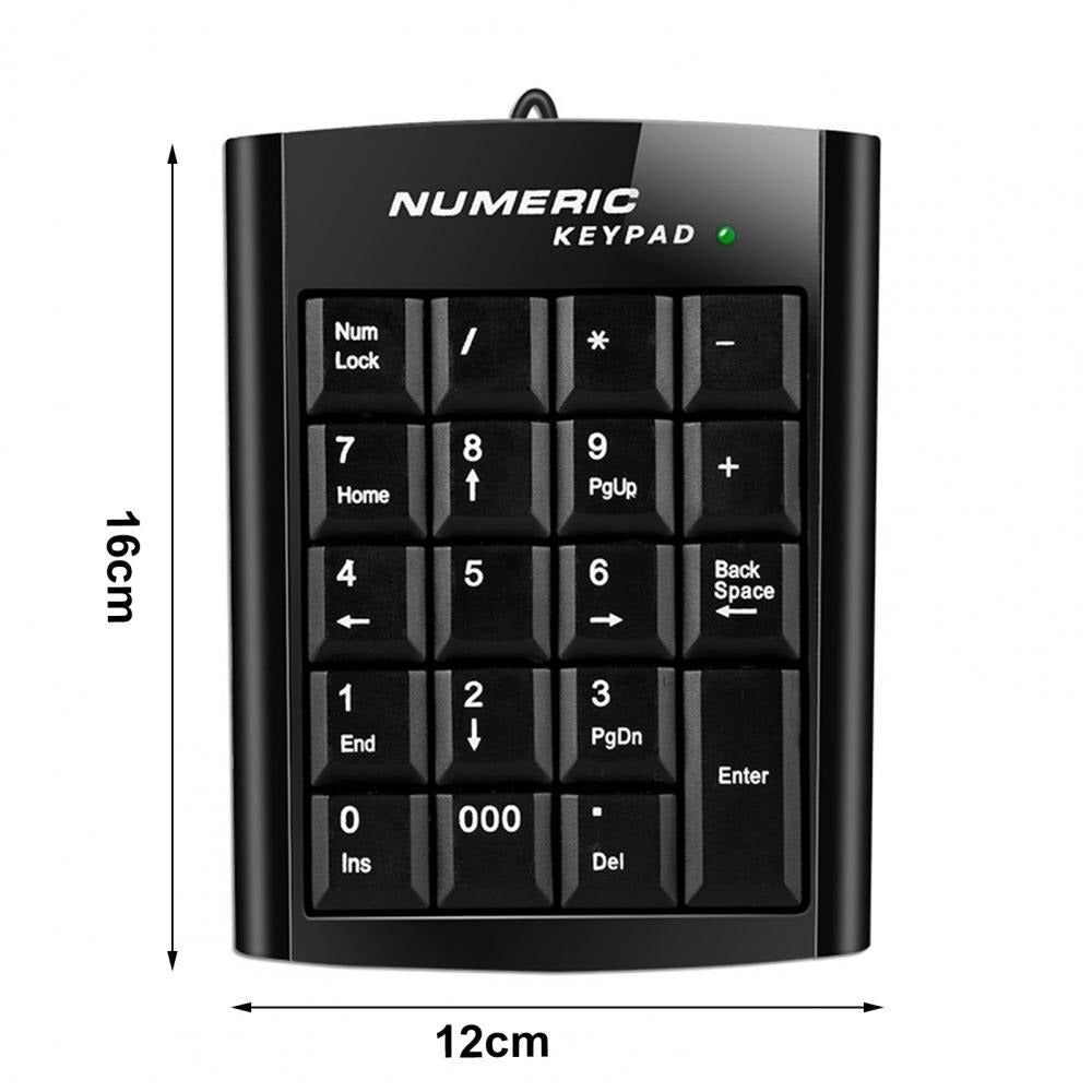 Teclado Numérico USB 2.0 Cable 1.4 m 19 Teclas S1117