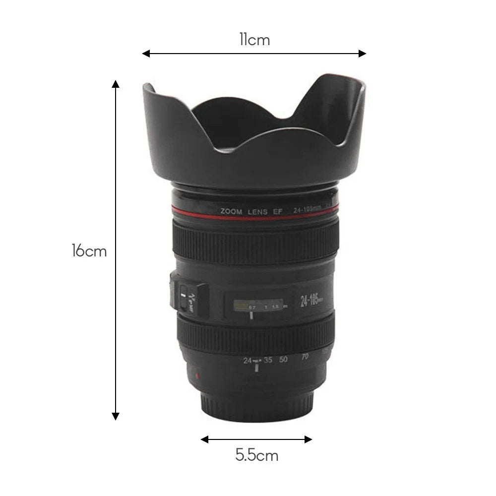 Taza Termica Lente Fotografico Tomatodo Mug Camara Cafe Te S0102