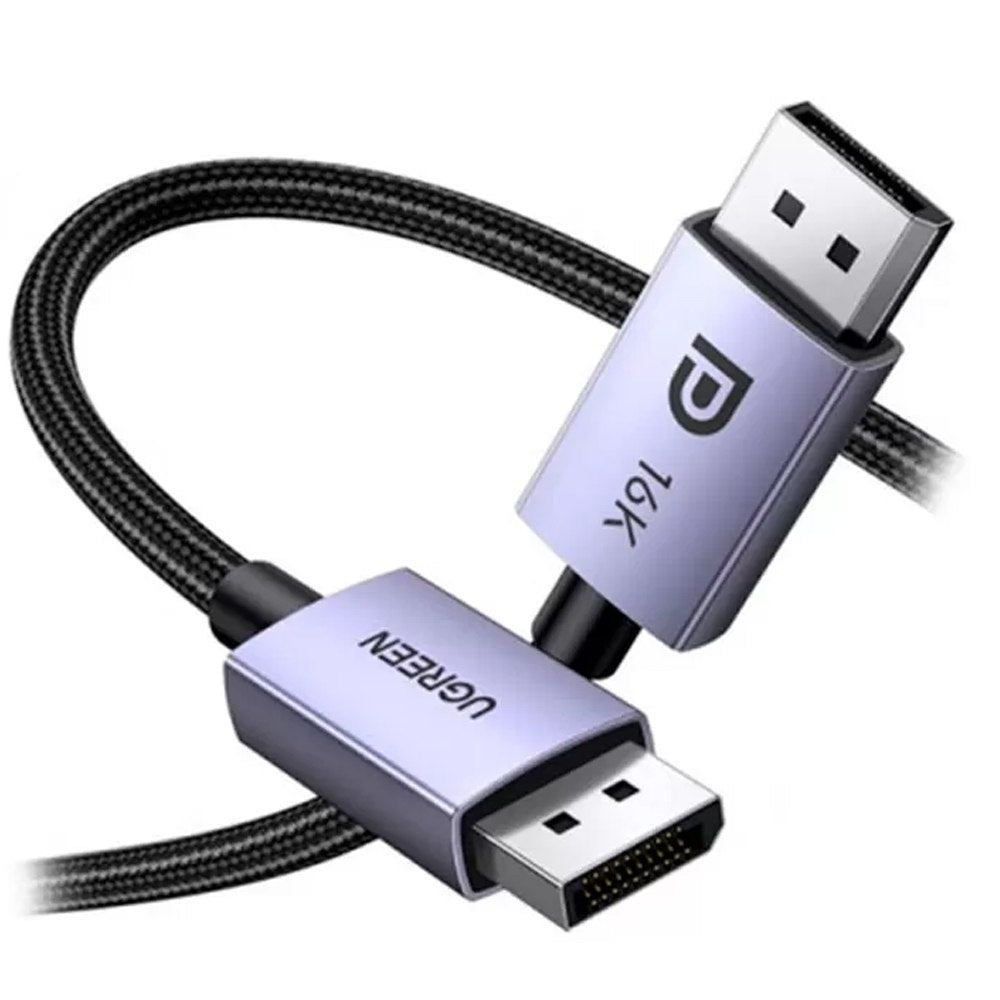 Cable Displayport Dp 2.1 16K UGREEN 240 Hz 80 Gbps 3 Metros HDR S1629