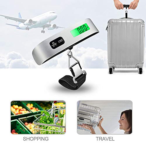 Balanza de Mano Digital LCD 10 g a 50 kg – Báscula Colgante Profesional S0157