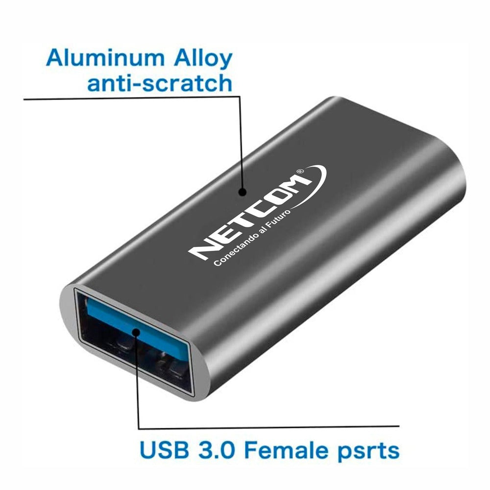 Union Empalme USB 3.0 extiende USB 3.0 datos y carga 5Gbps S1136