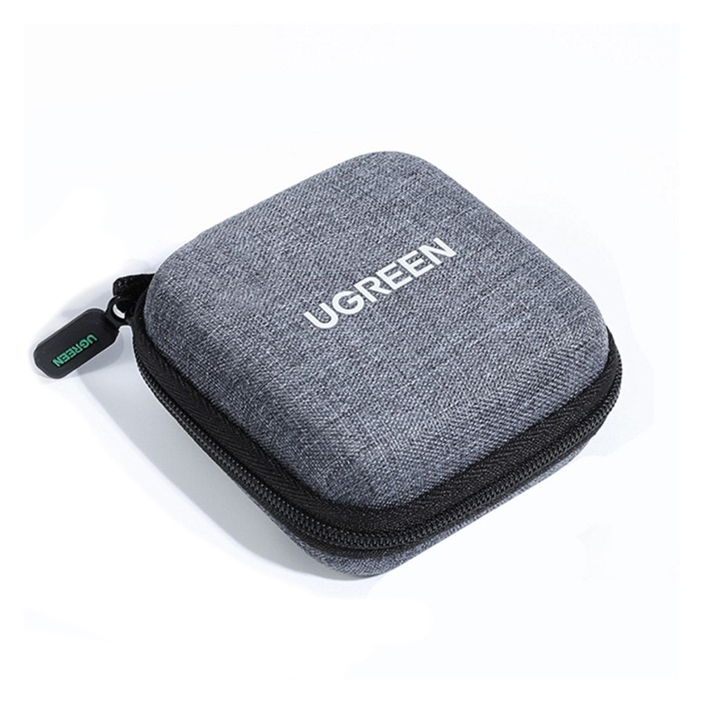 Estuche Funda UGREEN Portatil Para Audifonos Cables Eva Gris S1522