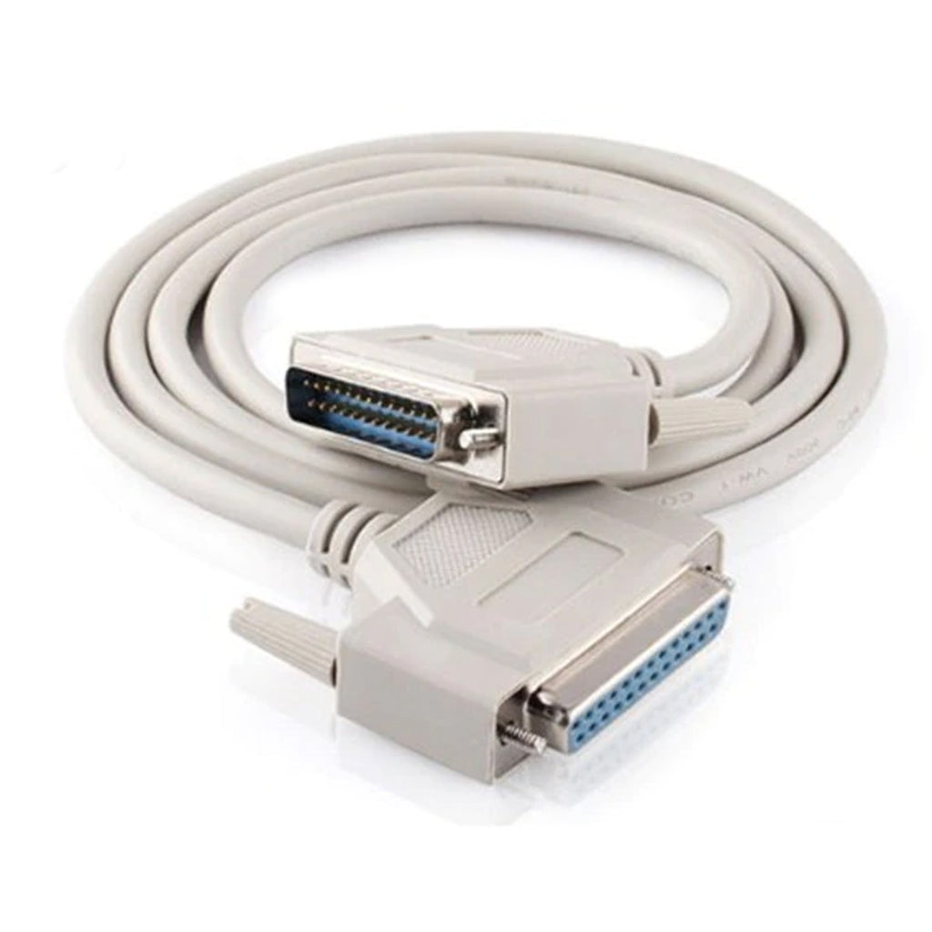 Cable Extensión Paralelo DB25 Macho a Hembra | 1.5 Metros | 25 Pines S0918