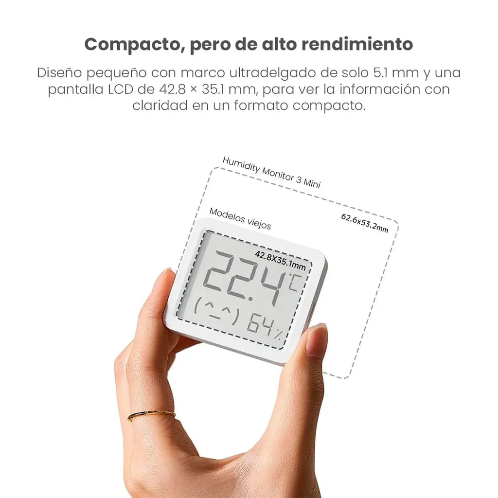Sensor e Higrómetro Inteligente Xiaomi Mi Temperature and Humidity Monitor 3 Mini S2126