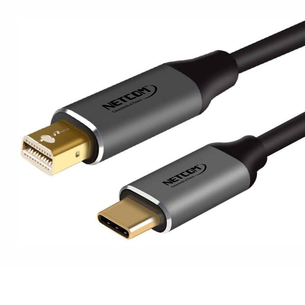 Cable Adaptador USB-C a Mini DP DisplayPort de 1.80 Metros NETCOM S1323