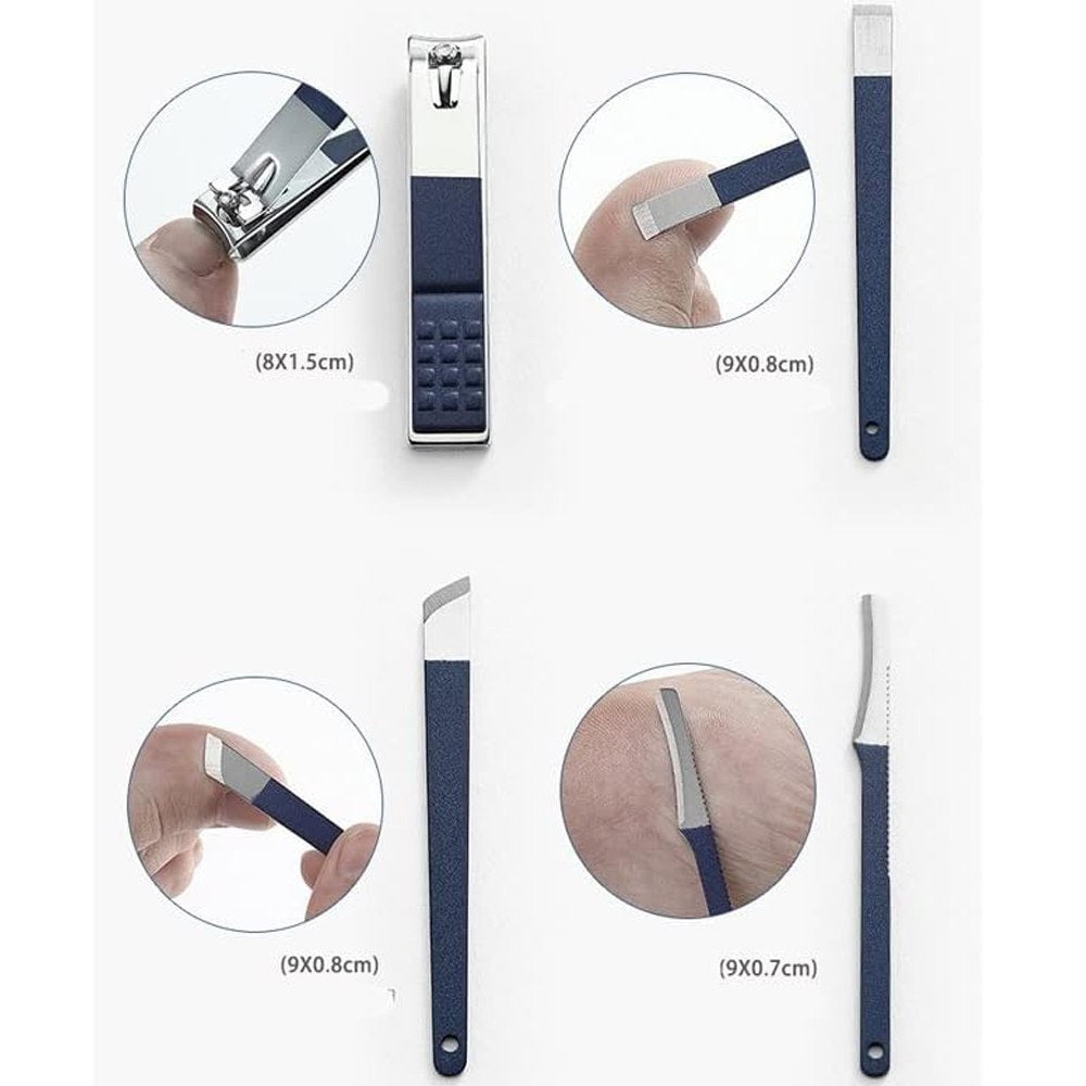 Set Manicura Pedicura Acero Inoxidable cortauñas 15 Piezas S1412