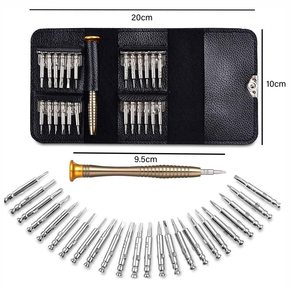 Set Destornillador 24 Piezas TRAUTECH precisión 24 en 1 Bolsillo S1198