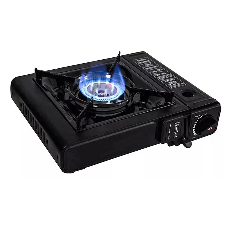 Cocina a Gas Portatil 1 Hornilla 2 en 1 + Gas 480ml Camping S1414