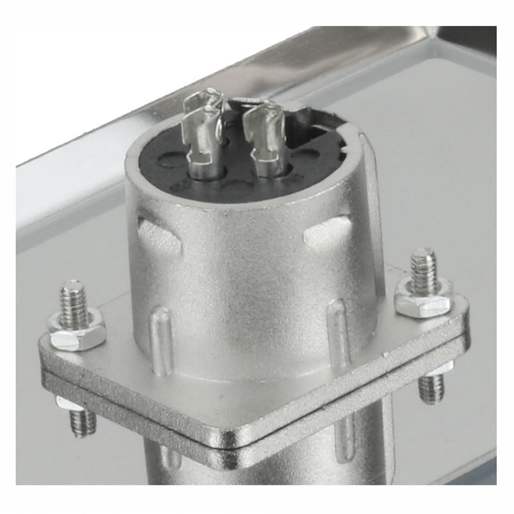 Placa de Pared Doble con 2 Conectores XLR Hembra de 3 Pines NETCOM Faceplate para Audio Profesional s2062