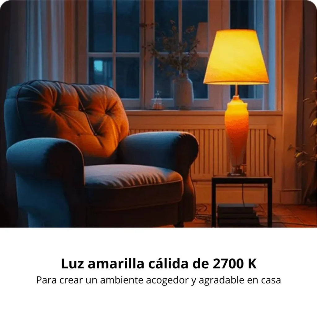 Foco Inteligente Xiaomi LED E27 RGB White & Color 806 Lúmenes Compatible con Matter Alexa Google Home S2232