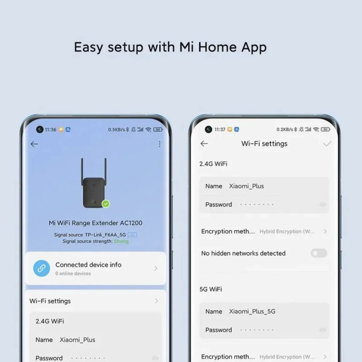 Extensor de Rango Repetidor Wi-Fi Xiaomi Mi AC1200 Doble Banda 1200Mbps Puerto Ethernet