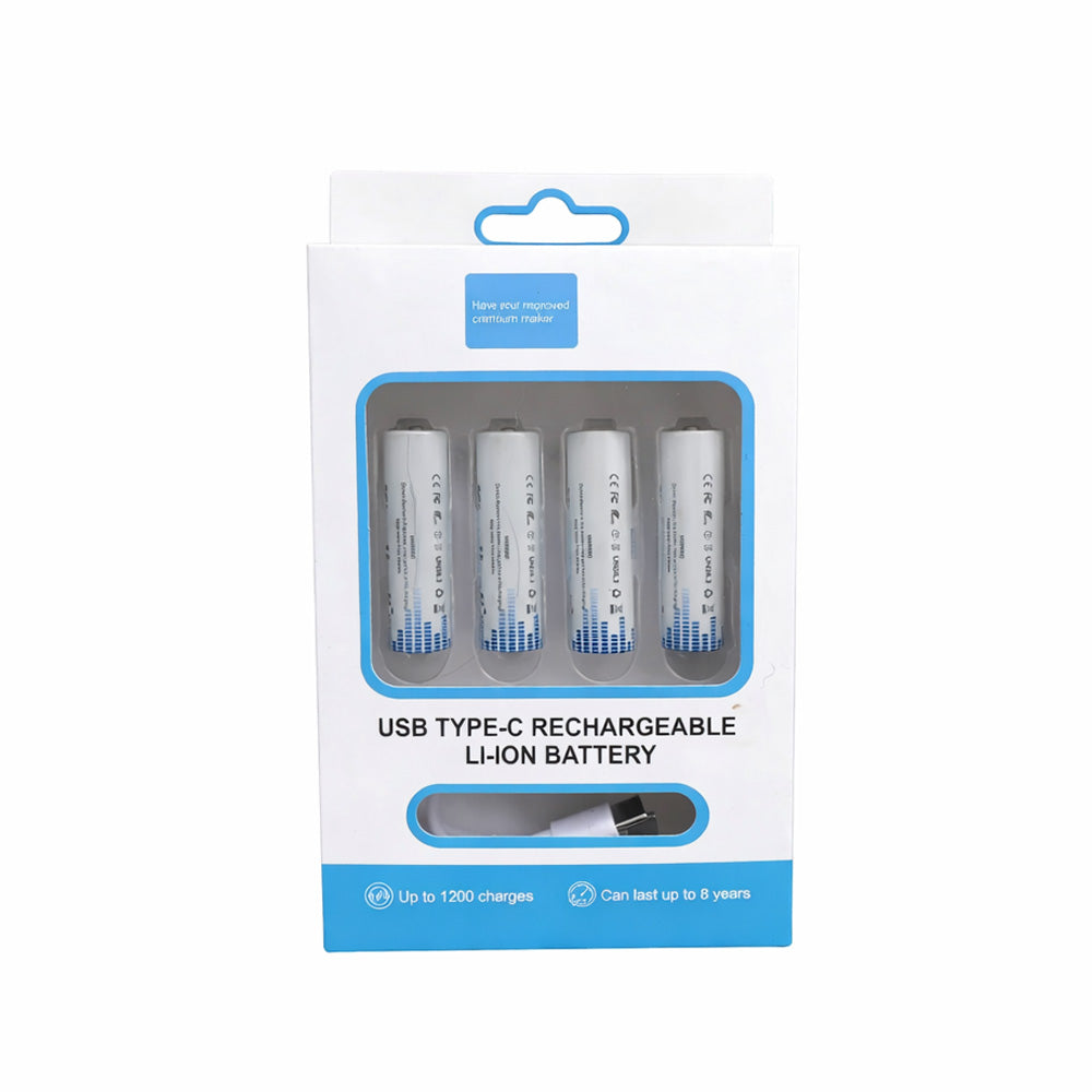 Pilas Recargables AA de Litio 3500mAh con Entrada USB Tipo-C S2095