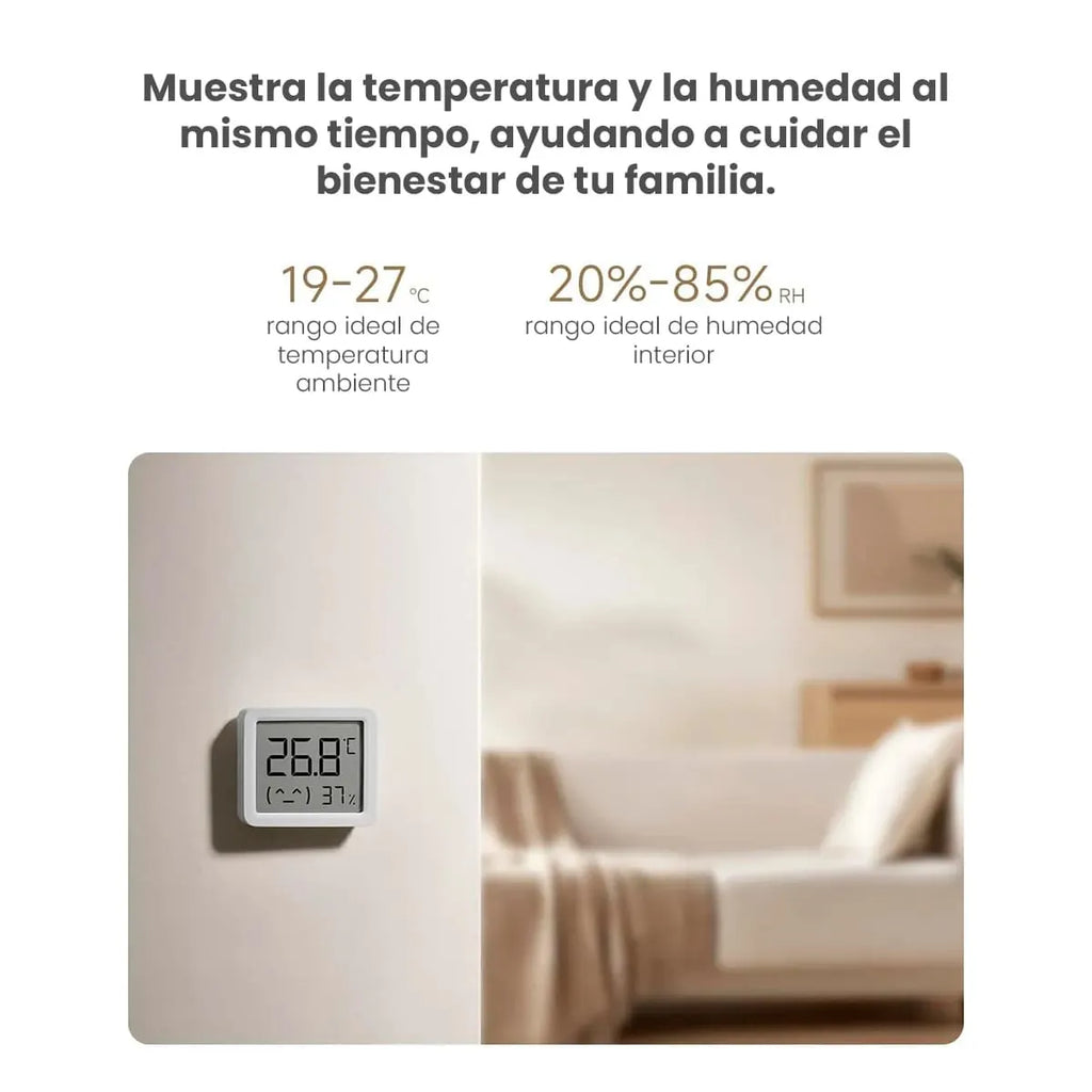 Sensor e Higrómetro Inteligente Xiaomi Mi Temperature and Humidity Monitor 3 Mini S2126