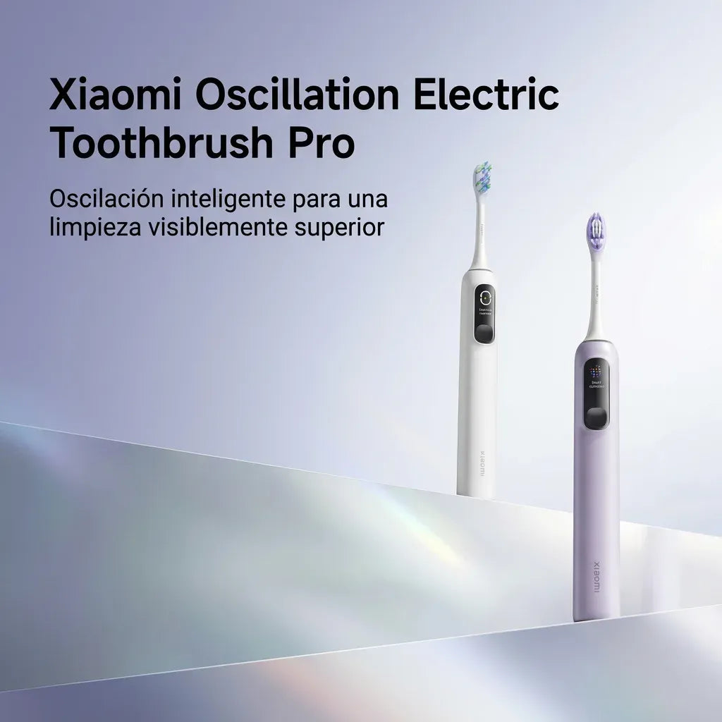 Cepillo Eléctrico Xiaomi Oscillation Electric Toothbrush Pro MES610 Pantalla Inteligente IPX8 180 Días S2221