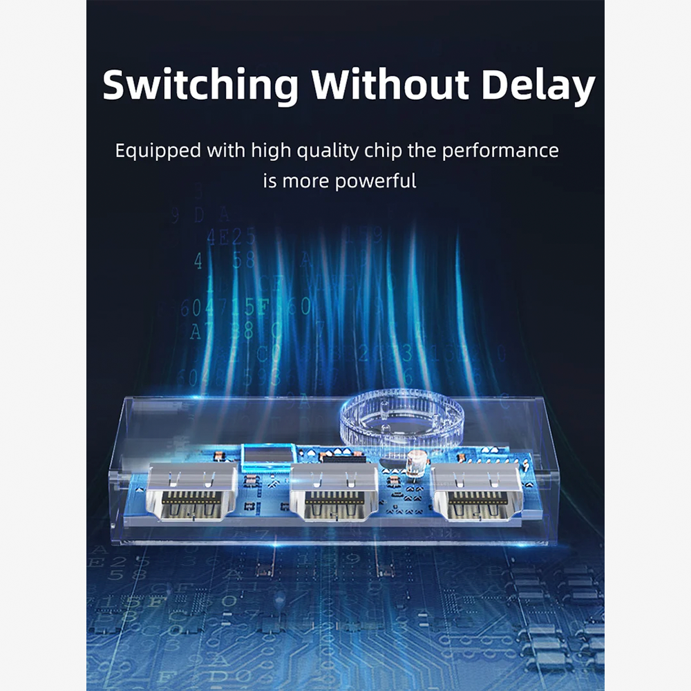 Switch Conmutador HDMI 2.1 Bidireccional 8K 60Hz 4K 120Hz CABLETIME 2 en 1 o 1 en 2 de Aluminio con Soporte VRR HDR Dinámico y Dolby Atmos para PS5 Xbox Series X y PC Gamer S2360