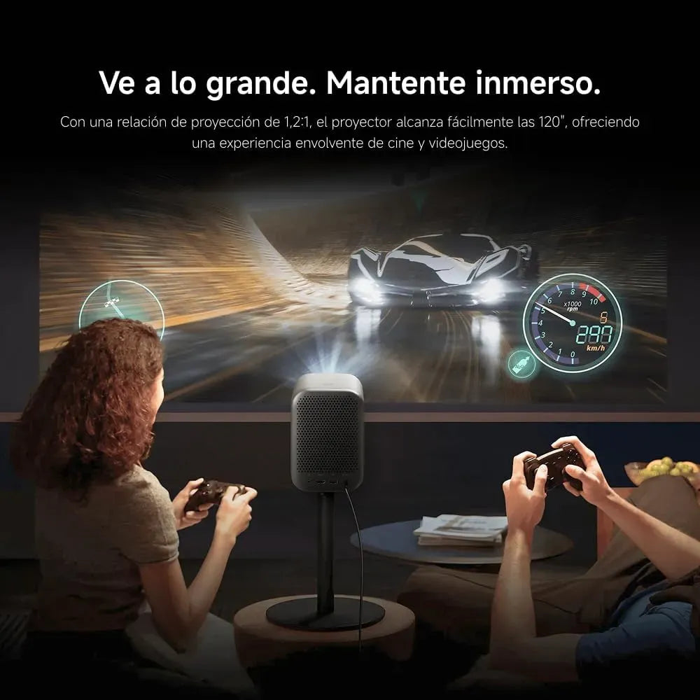 Proyector Inteligente Xiaomi Mi Smart Projector L1 Full HD 1080p Android TV Dolby Audio 200 ISO Negro S2226