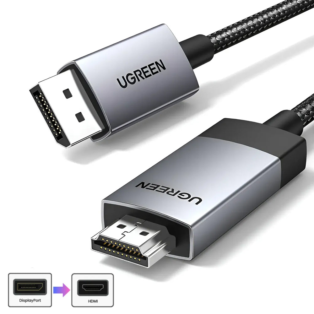 Cable Activo DisplayPort a HDMI 4K@60Hz HDR UGREEN 3 Metros s2084