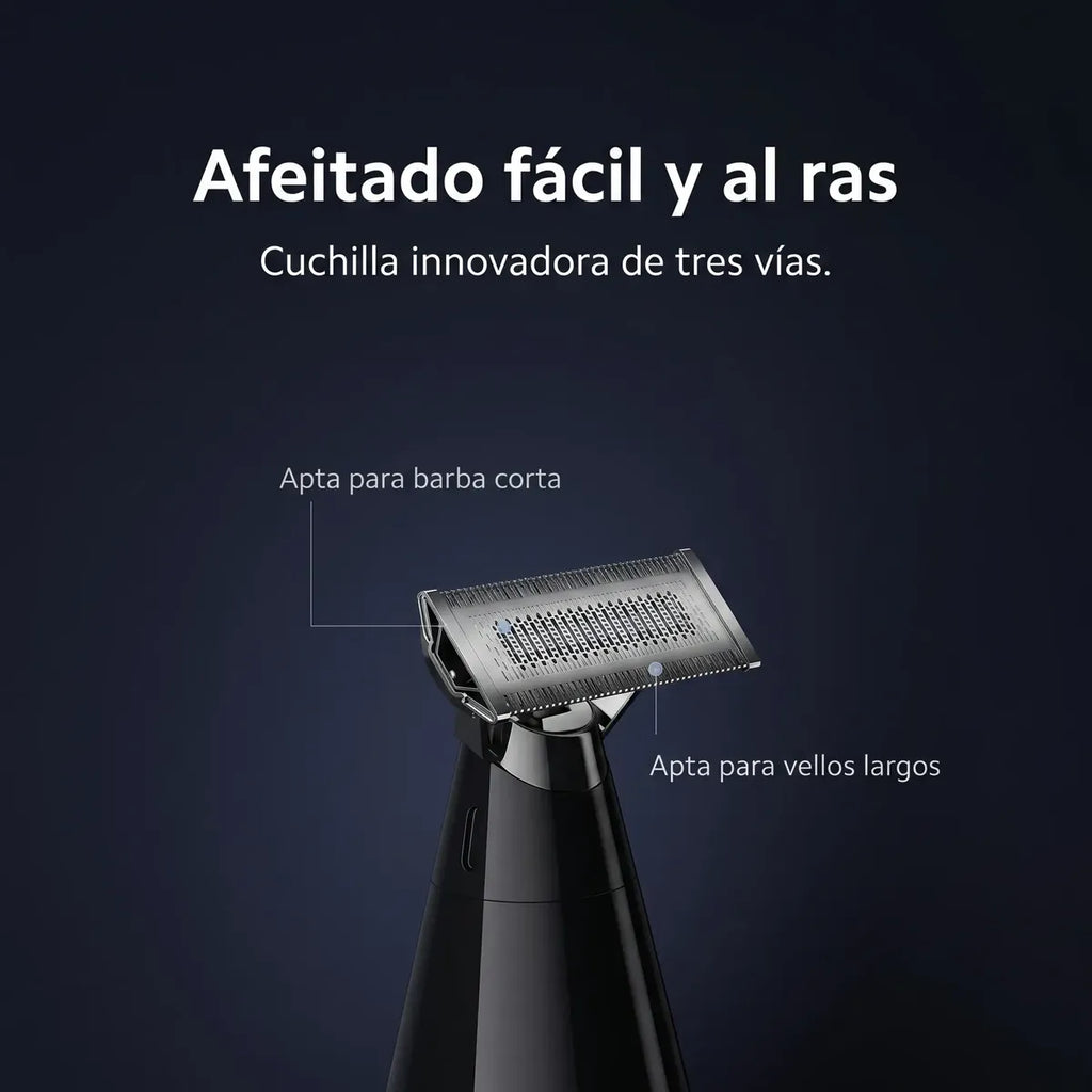 Afeitadora y Recortadora 3 en 1 Xiaomi UniBlade Trimmer X300 Cuchilla 3 Vías Carga Magnética IPX7 S2223