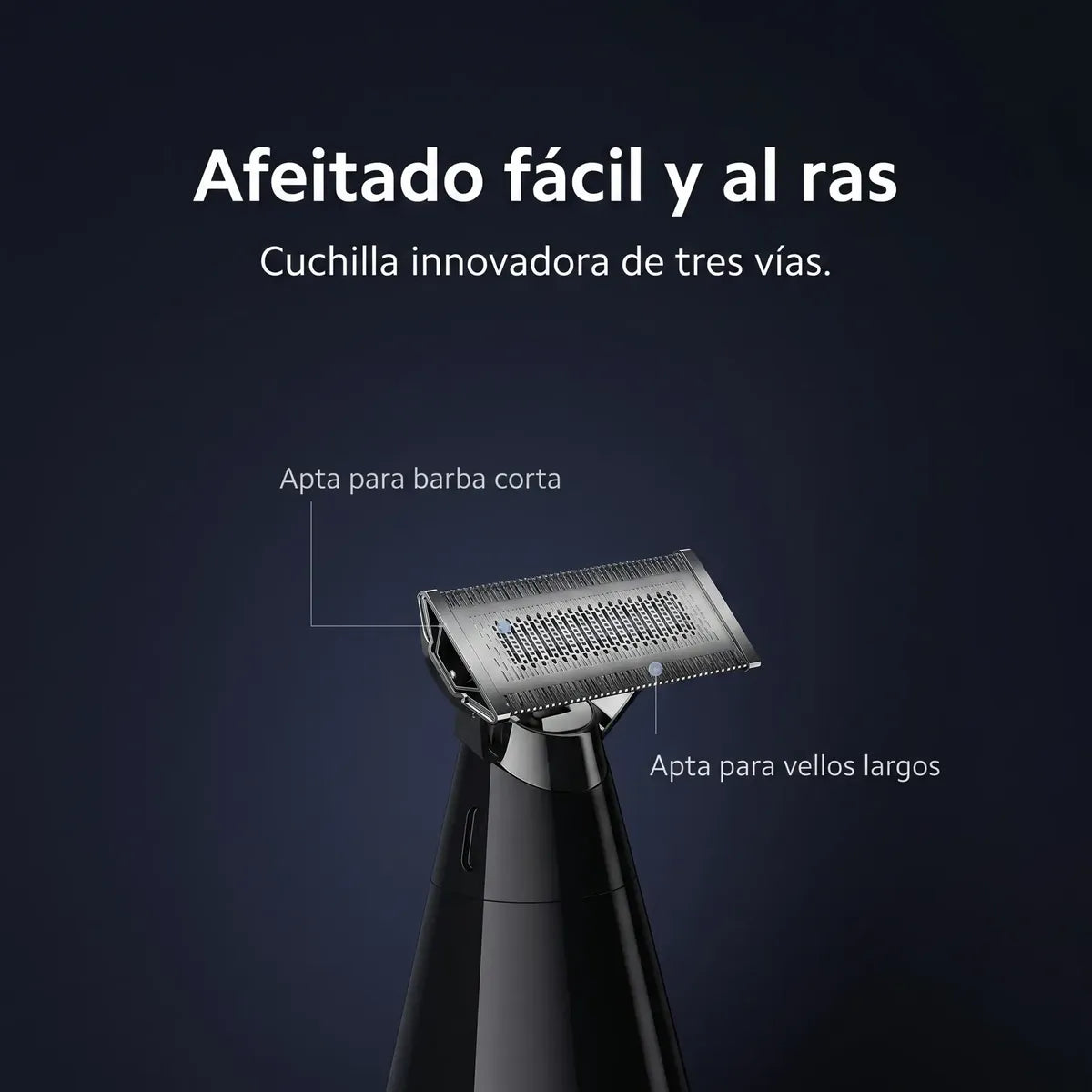 Afeitadora y Recortadora 3 en 1 Xiaomi UniBlade Trimmer X300 Cuchilla 3 Vías Carga Magnética IPX7 S2223