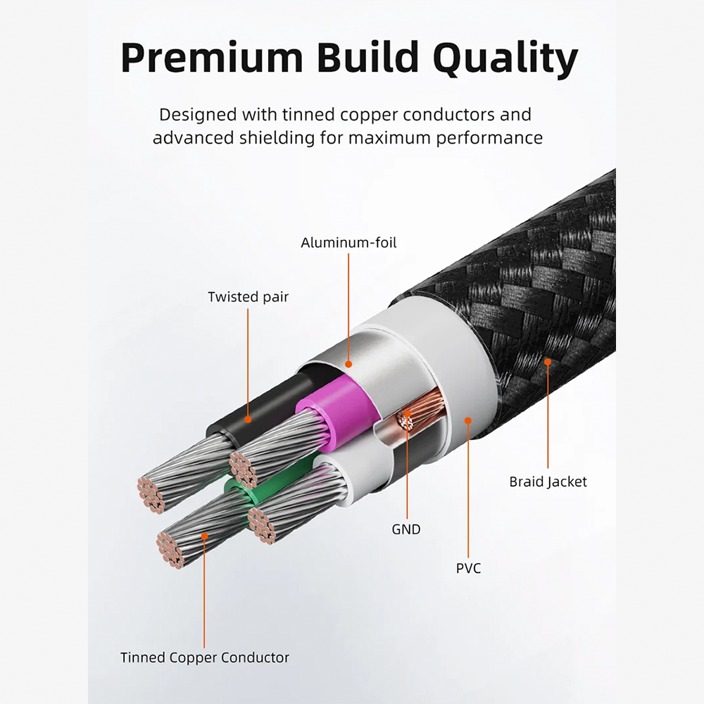 Cable USB-C a USB-B 2.0 para Impresora y MIDI CABLETIME 2 metros 480Mbps de Aluminio y Malla Trenzada para MacBook iPad Pro Impresoras HP Canon Epson Pianos Digitales y Controladores S2366