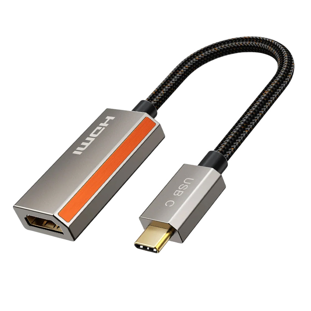 Adaptador USB-C a HDMI 2.1 8K 60Hz 4K 120Hz Chip VMM7100 HDR10 VRR ALLM HDCP 2.3 Aleación Zinc CP15A S2270