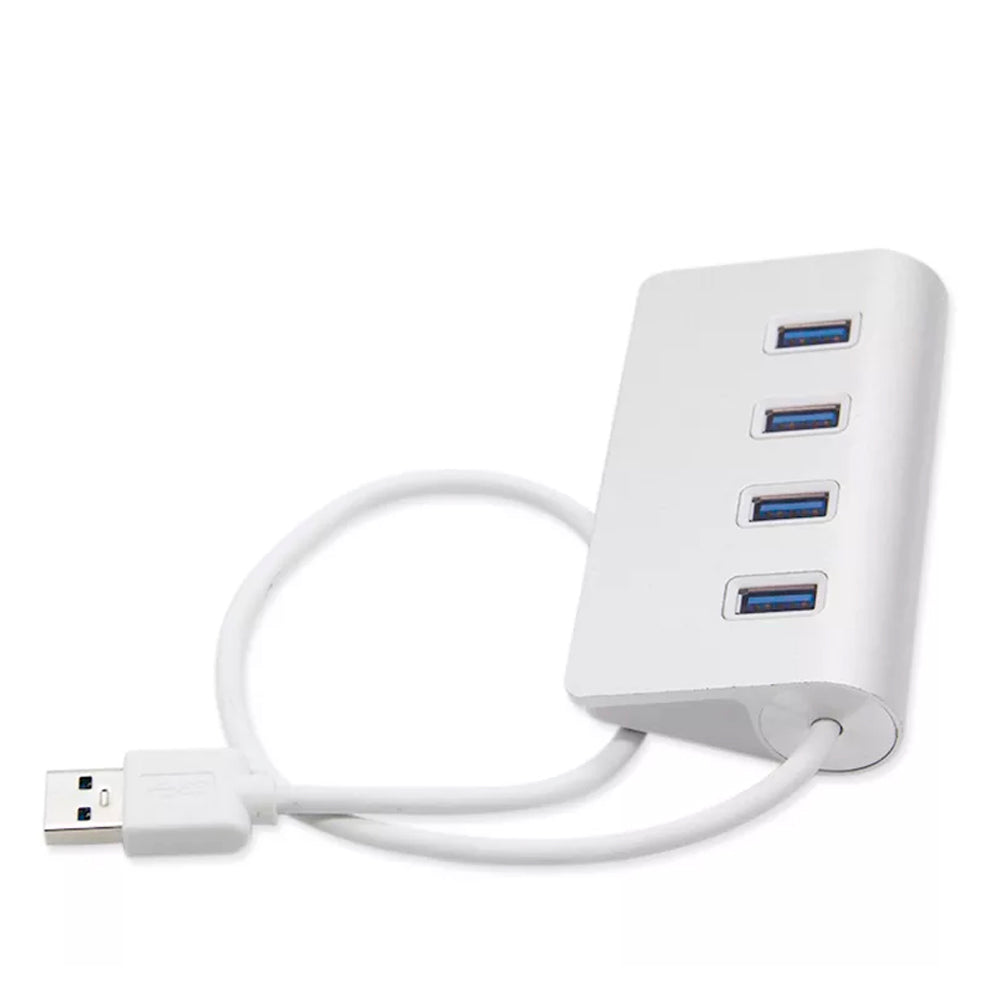 Hub 4 Puertos USB 3.0 Aluminio 5Gbps soporta 2TB S0908