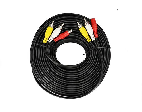 Cable RCA a RCA 3x3 5 Metros Macho cable audio y video S0914