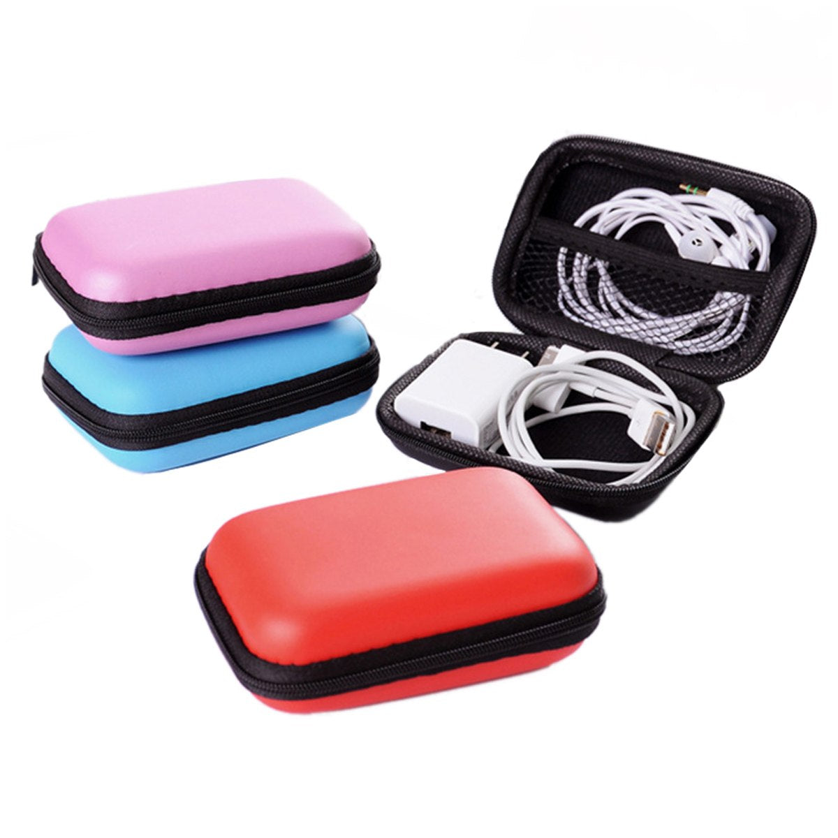 Funda Anti Golpes Case Disco Duro Externo 2.5 Cremallera- Rosado S0938-4