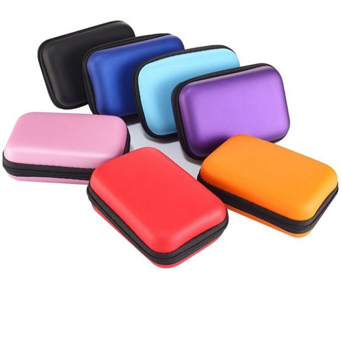 Funda Anti Golpes Case Disco Duro Externo 2.5 Cremallera- Morado S0938-3