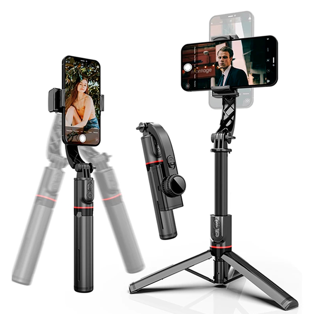 Selfie Stick Trípode Inteligente con Estabilizador AI y Control Bluetooth s2029
