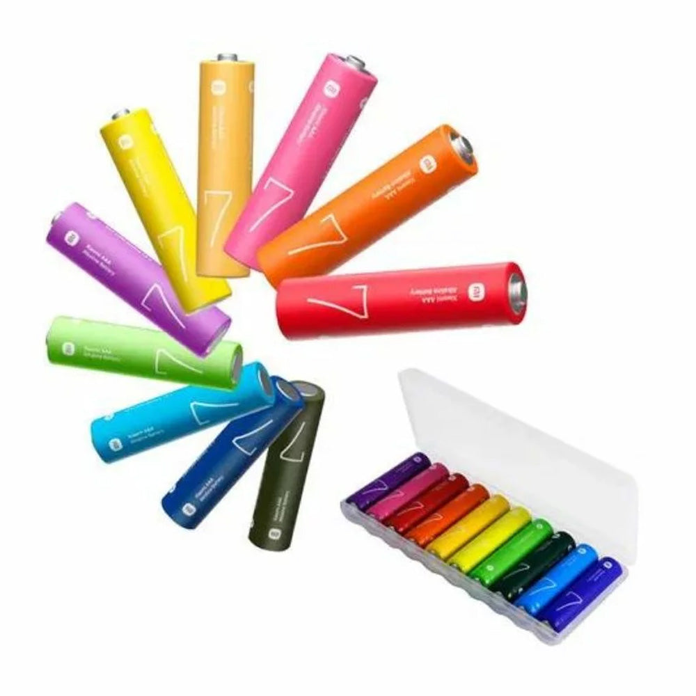 Pack de 10 Pilas Alcalinas AAA Xiaomi LR03 1.5V Multicolor S2125