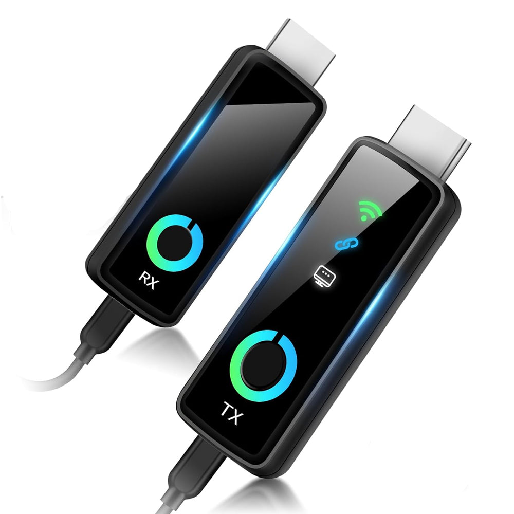 Extender HDMI Inalámbrico 50 Metros Pantalla LED Salida 1080P@60Hz, Plug & Play s2064