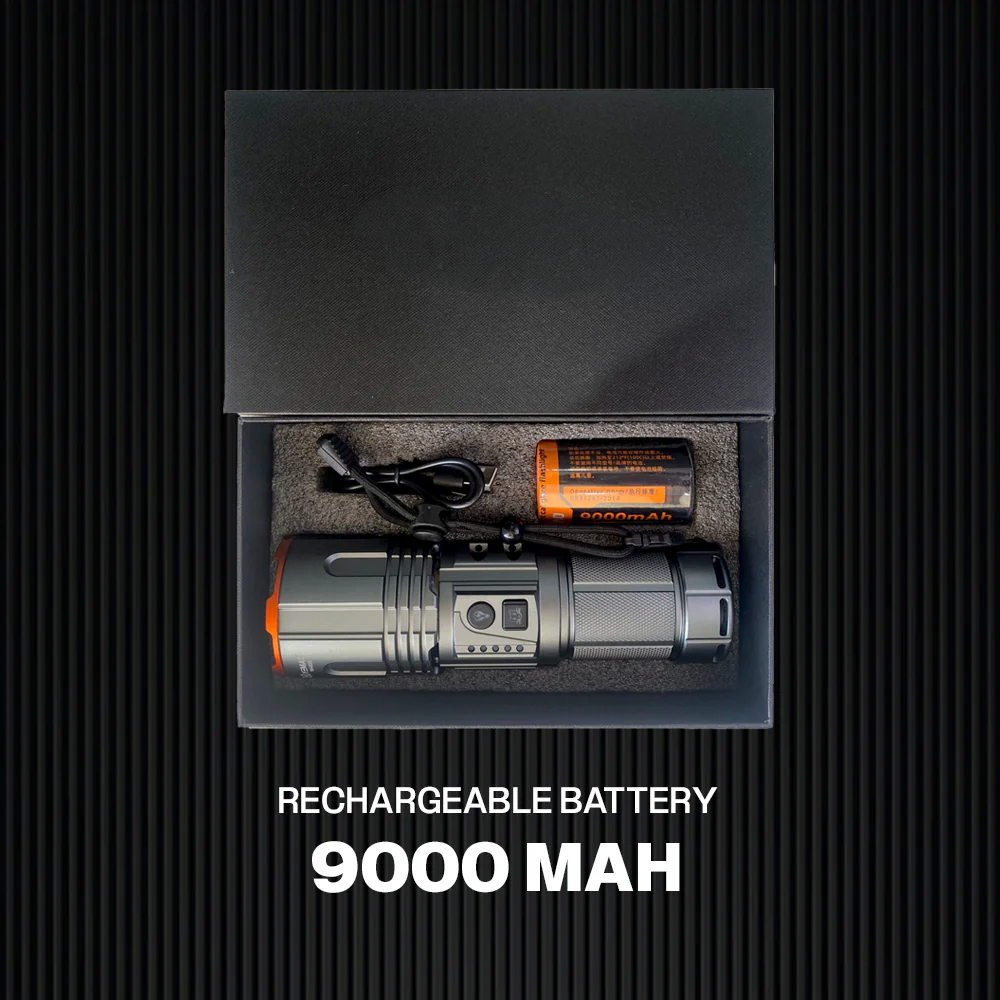 Linterna Táctica Multifunción 2 en 1 con Lámpara de Noche y Power Bank (7200mAh) s2075