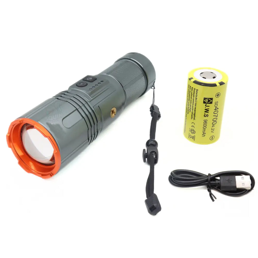 Linterna Táctica Multifunción 2 en 1 con Lámpara de Noche y Power Bank (7200mAh) s2075