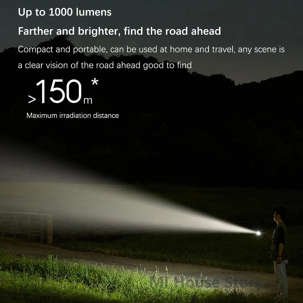 Linterna Portátil Multifuncional Xiaomi Mi Multi-Function Flashlight 1000 Lúmenes IPX6 S2197