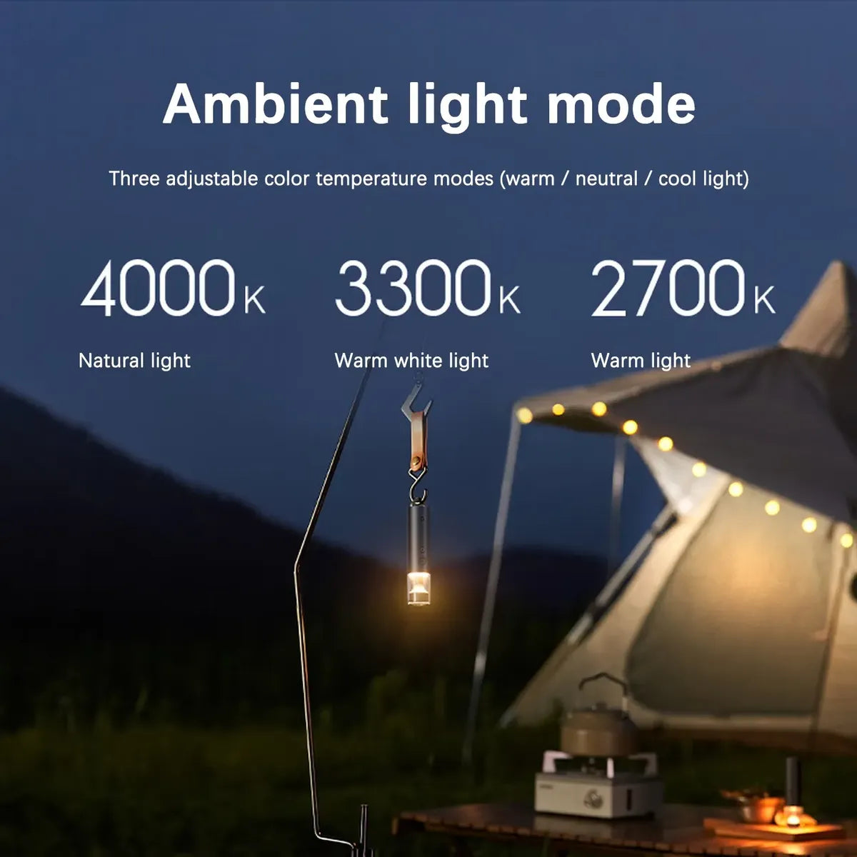 Linterna Portátil Multifuncional Xiaomi Mi Multi-Function Flashlight 1000 Lúmenes IPX6 S2197