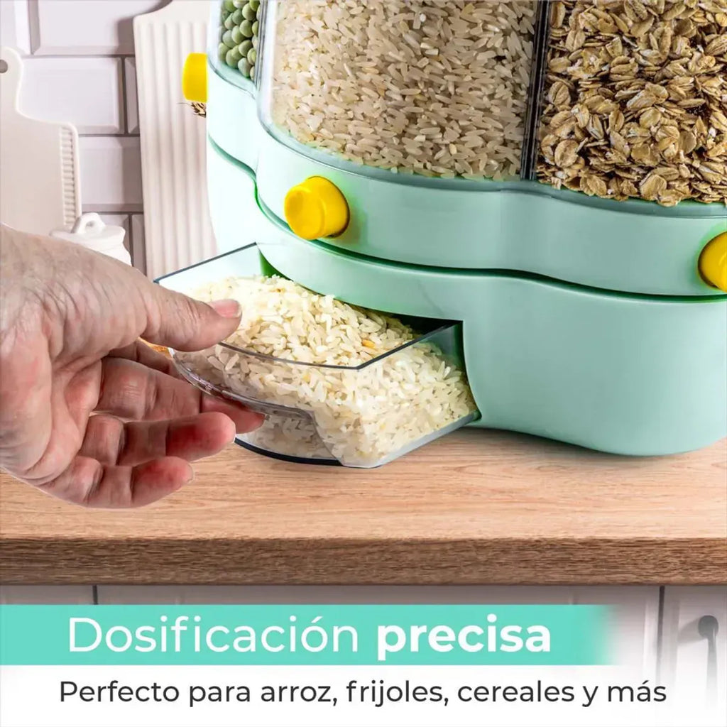 Dispensador Giratorio de Menestras y Cereales 360° Smart Organizer (7L) S2123 S2124