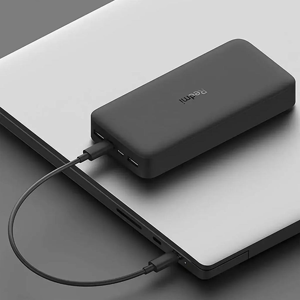 Cargador Batería Portátil Power Bank Xiaomi Redmi 20000 mAh 18W Carga Rápida Negro S2193