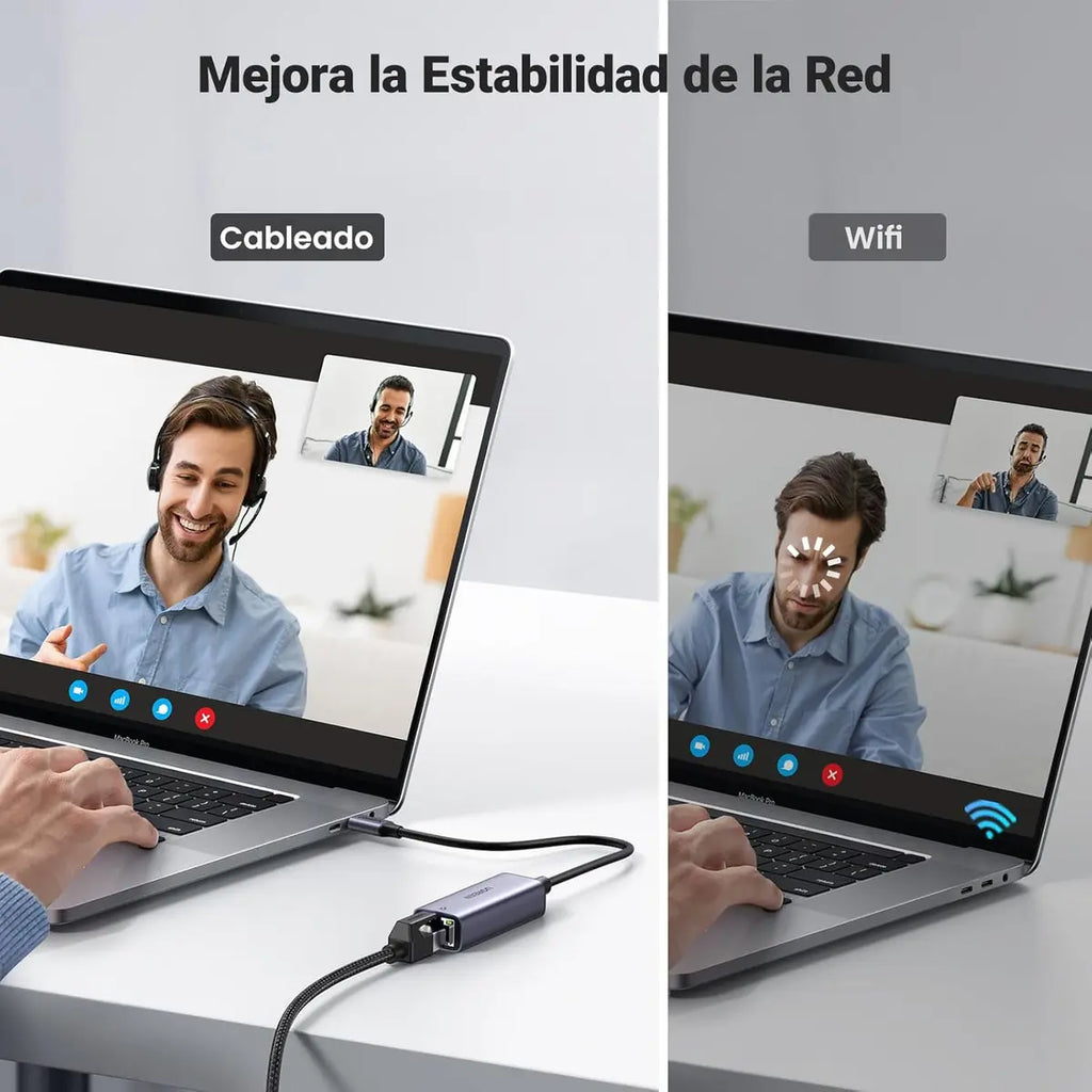 Adaptador de Red USB-C a Ethernet RJ45 2.5G UGREEN de Alta Velocidad S2127
